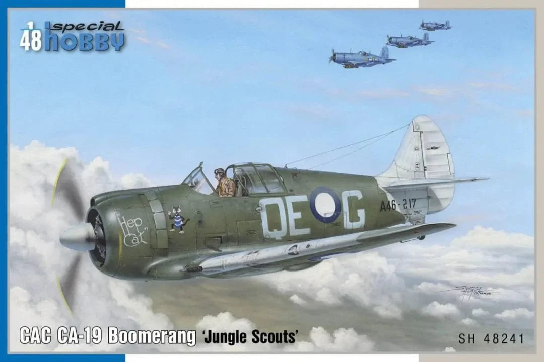Special Hobby 1/48 CAC CA-19 Boomerang Plastic Model Kit - Aus Decals