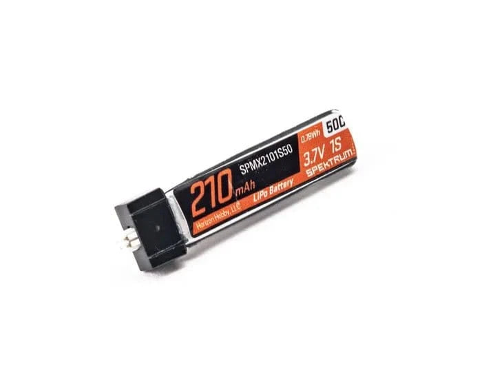 Spektrum 210mAh 1S 3.7V 50C LiPo with JST PH 1.25mm Connector - Hobbytech Toys