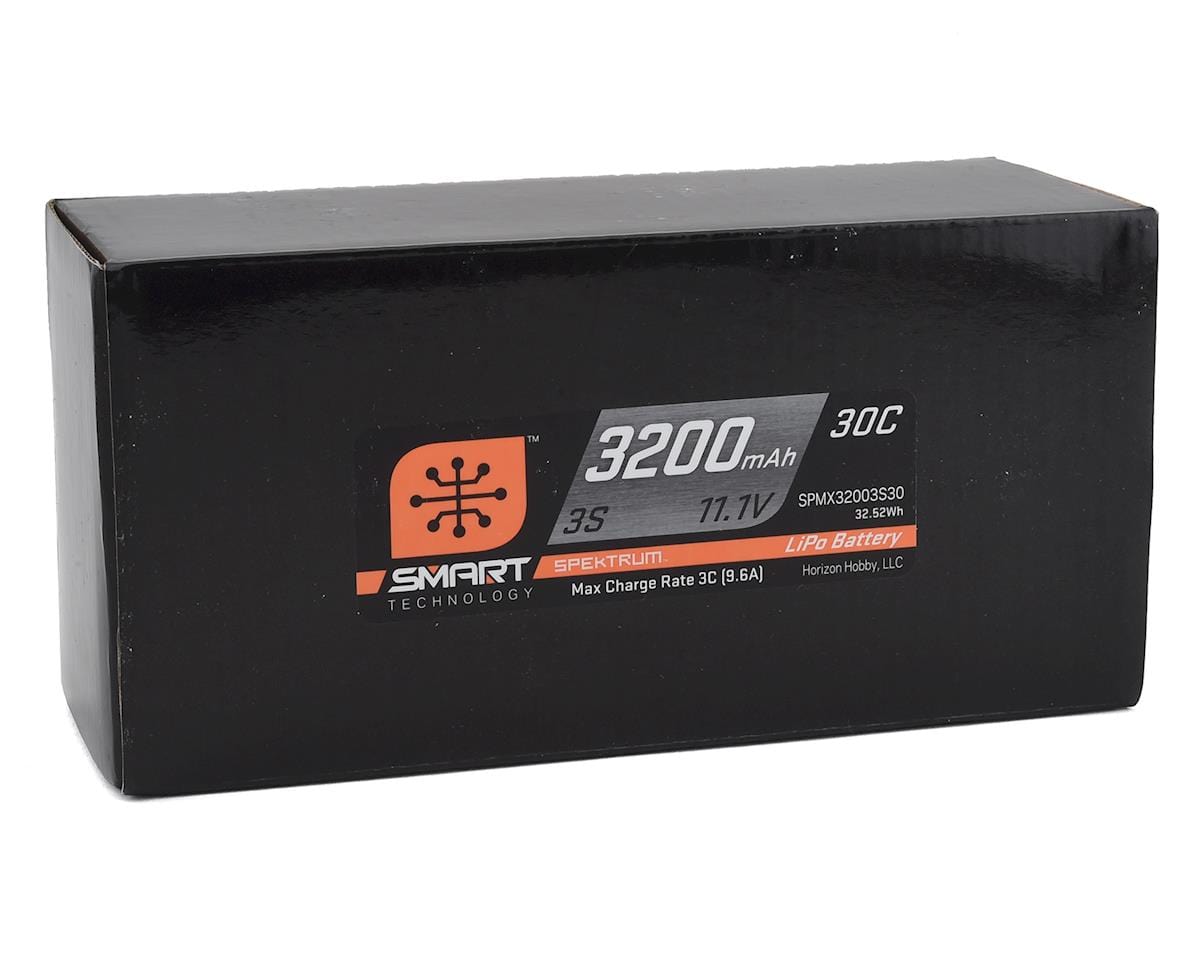 Spektrum 3200mah 3S 11.1v 30C Smart LiPo Battery with IC3 Connector