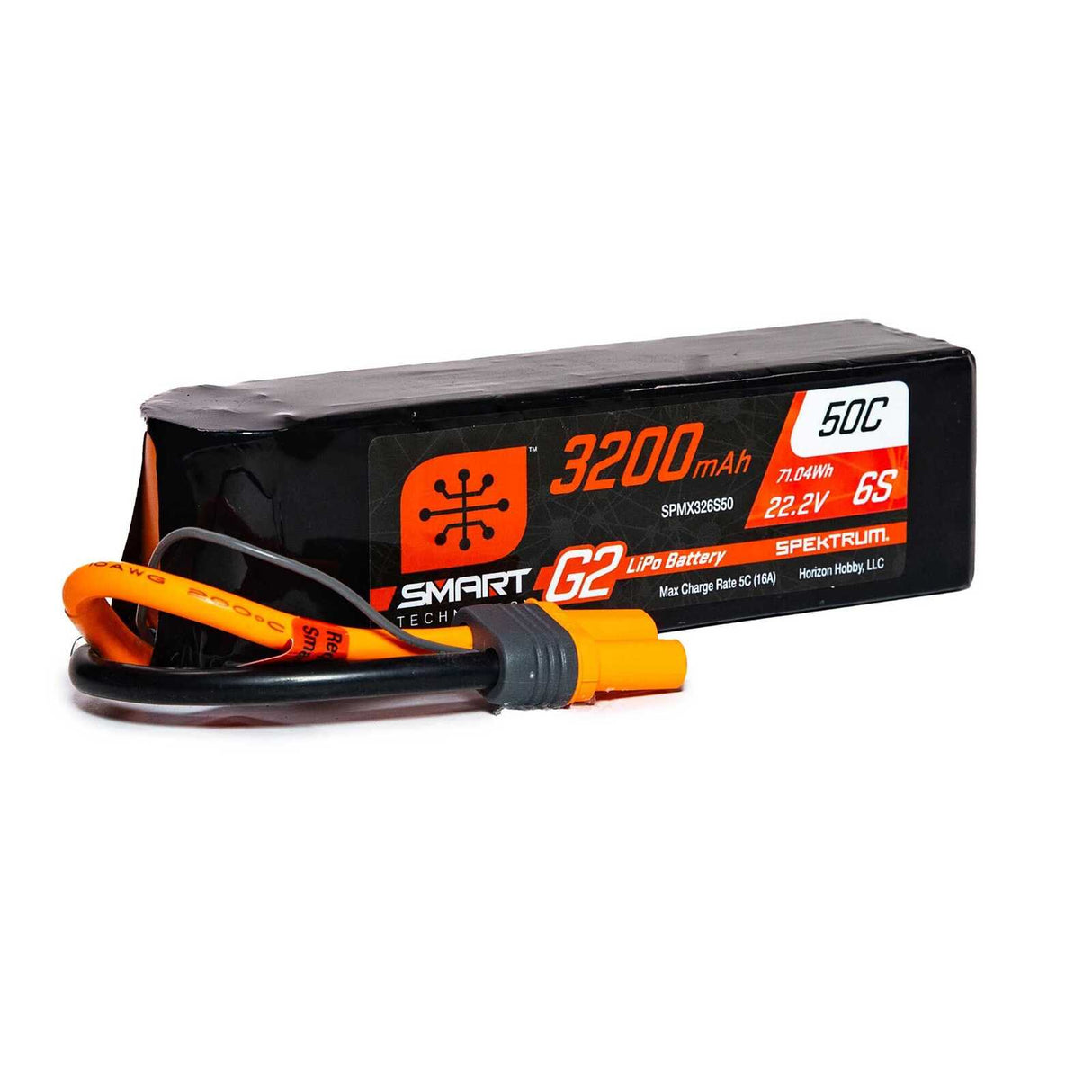 Spektrum 3200mah 6S 22.2v 50c Smart G2 LiPo Battery with IC5 Connector - Hobbytech Toys