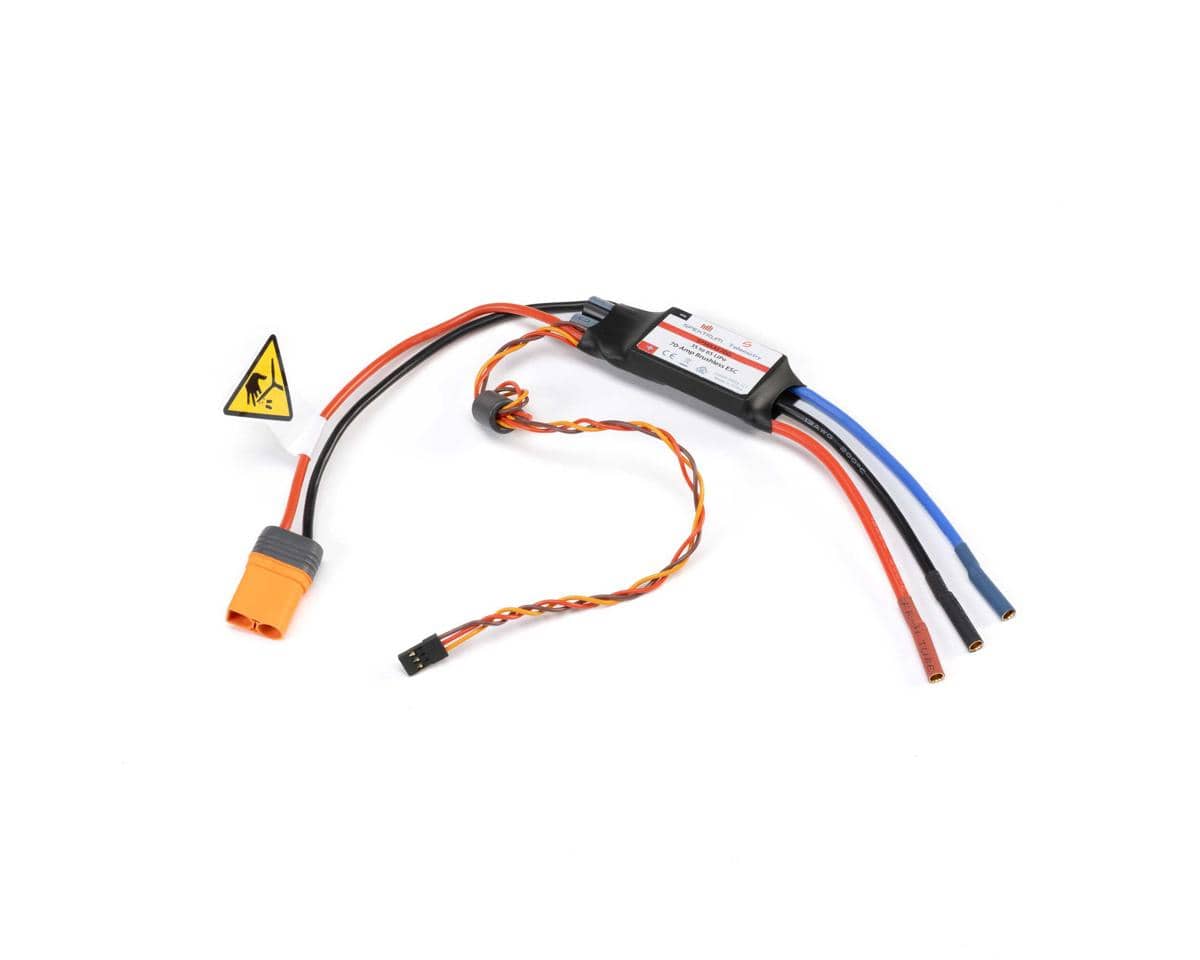 Spektrum 70A 3-6S Brushless ESC with IC5 Connector, Conscendo 2.0m
