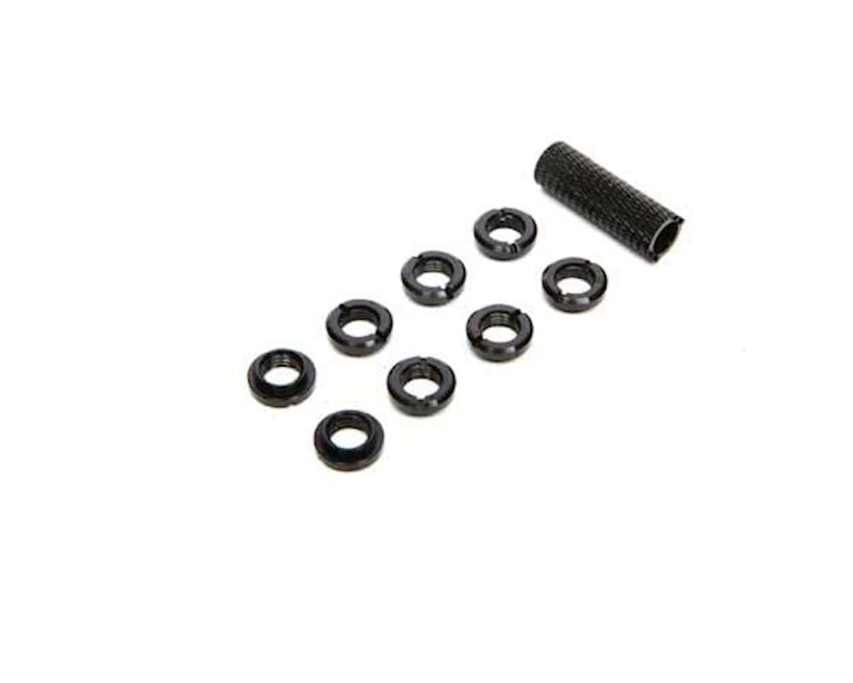 Spektrum Black Switch Nuts 8 Pack with Wrench SPMA1302
