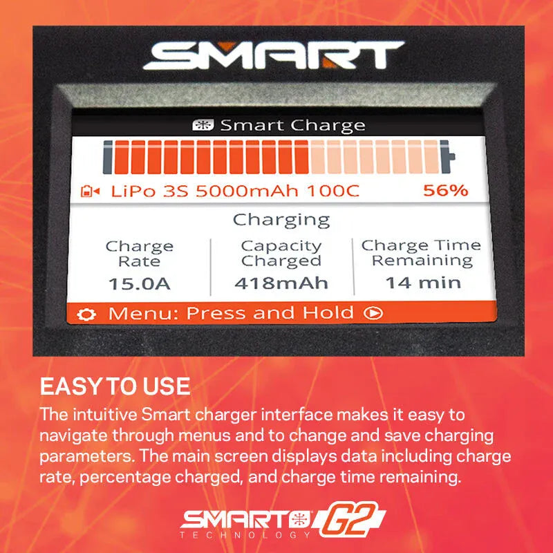 Spektrum Smart S1400 G2 1x400w 240v Charger, SPMXC2040AU