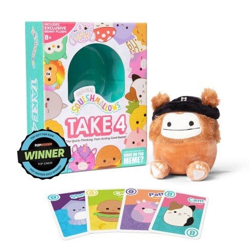 Squishmallows Take 4 Card Game - Hobbytech Toys
