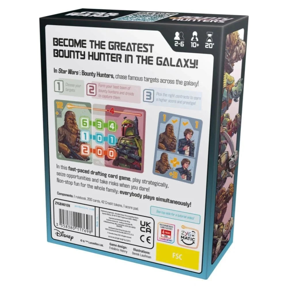 Star Wars Bounty Hunters Card Game - Hobbytech Toys