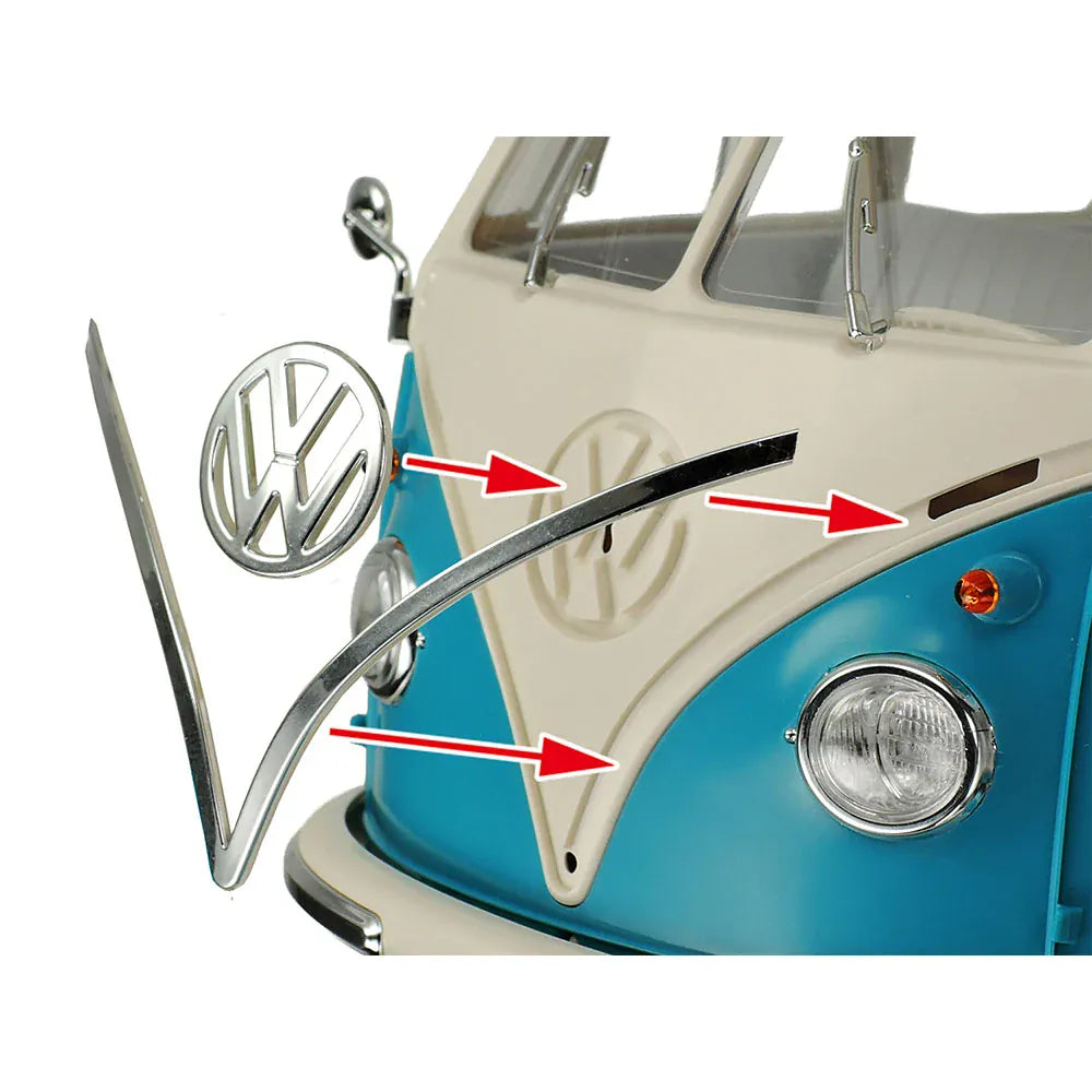 Tamiya 1/24 Volkswagen Type 2 (T1) Blue/White (Clic Loc Kit)