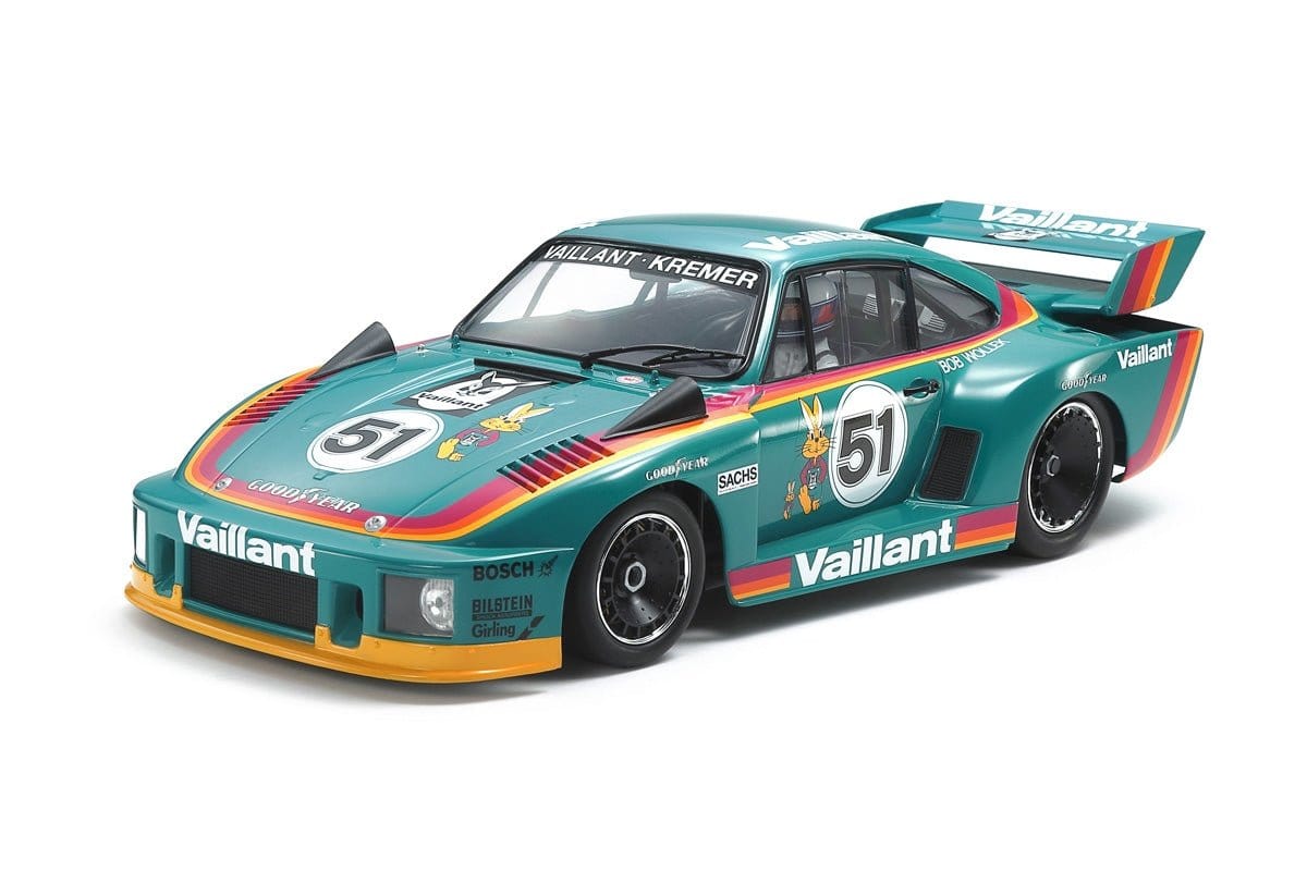 Tamiya 20071 1/20 Kremer Porsche 935 Turbo Vaillant Plastic Model Kit - Hobbytech Toys