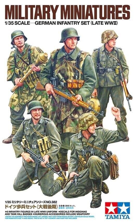 Tamiya 35382 1/35 German Infantry Set Plastic Model Kit