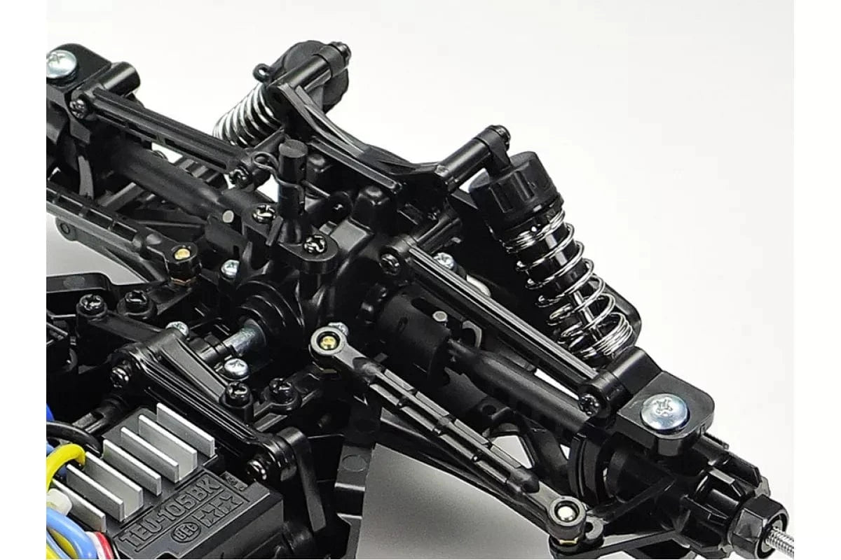 Tamiya 47446 1/10 TT - 02B Plasma Edge II Prepainted Gun Metal Chassis Kit - Hobbytech Toys