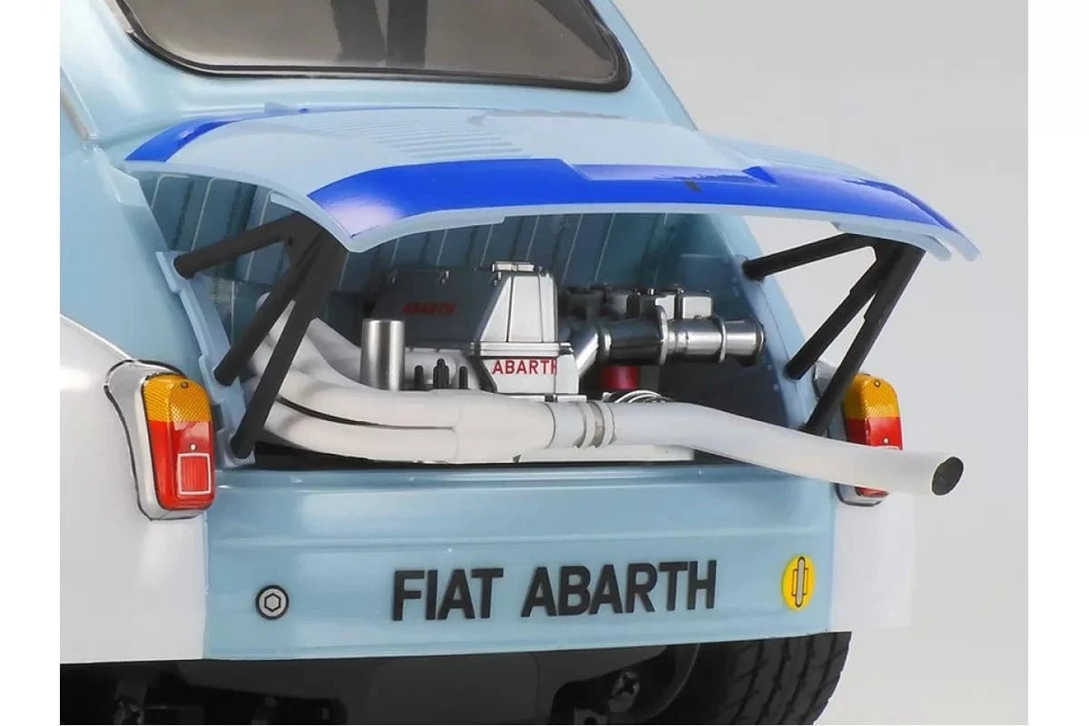 Tamiya 47492 Fiat Abarth 1000 TCR - Prepainted Blue/Grey RC Car Kit (MB - 01) - Hobbytech Toys