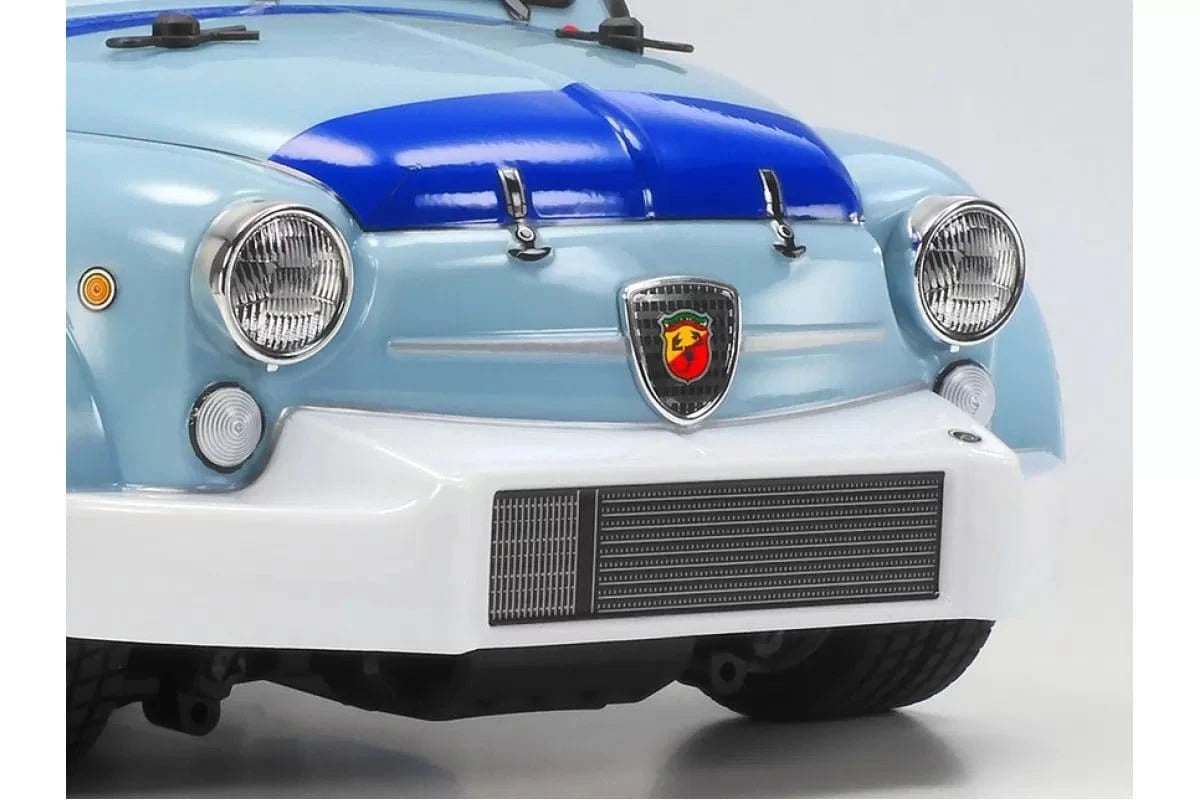 Tamiya 47492 Fiat Abarth 1000 TCR - Prepainted Blue/Grey RC Car Kit (MB - 01) - Hobbytech Toys