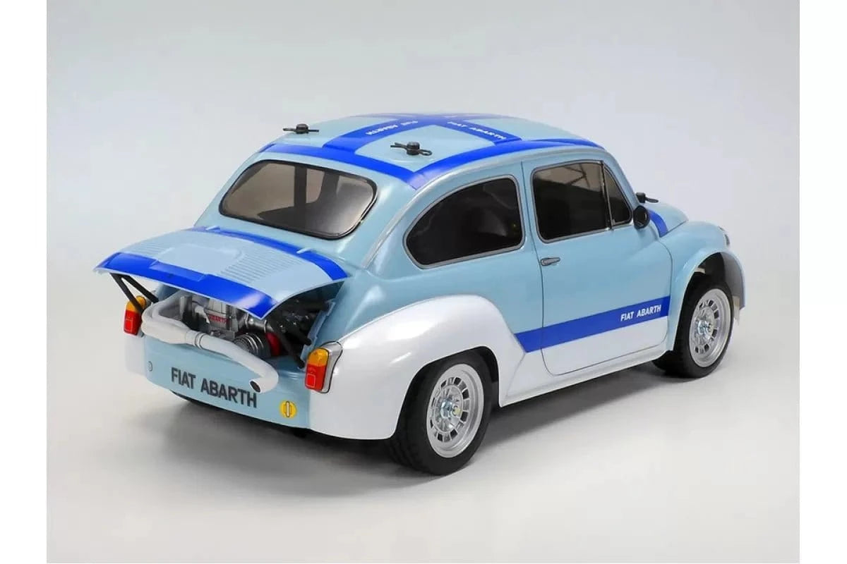 Tamiya 47492 Fiat Abarth 1000 TCR - Prepainted Blue/Grey RC Car Kit (MB - 01) - Hobbytech Toys