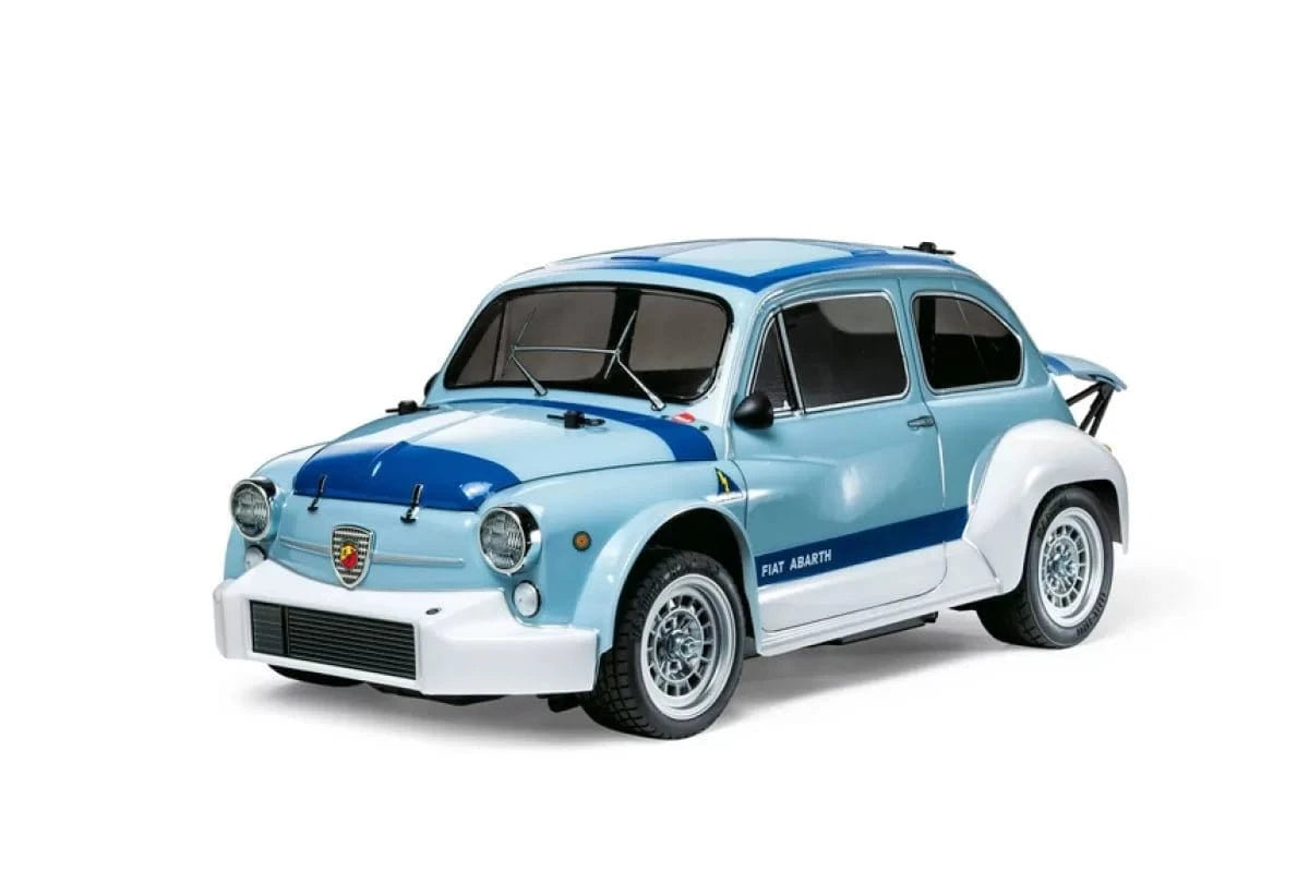 Tamiya 47492 Fiat Abarth 1000 TCR - Prepainted Blue/Grey RC Car Kit (MB - 01) - Hobbytech Toys