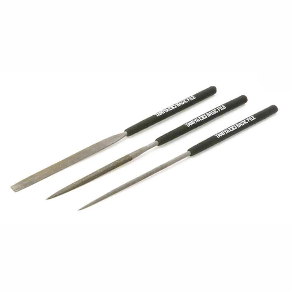 Tamiya Basic File Set Smooth Double-Cut Tamiya TOOLS