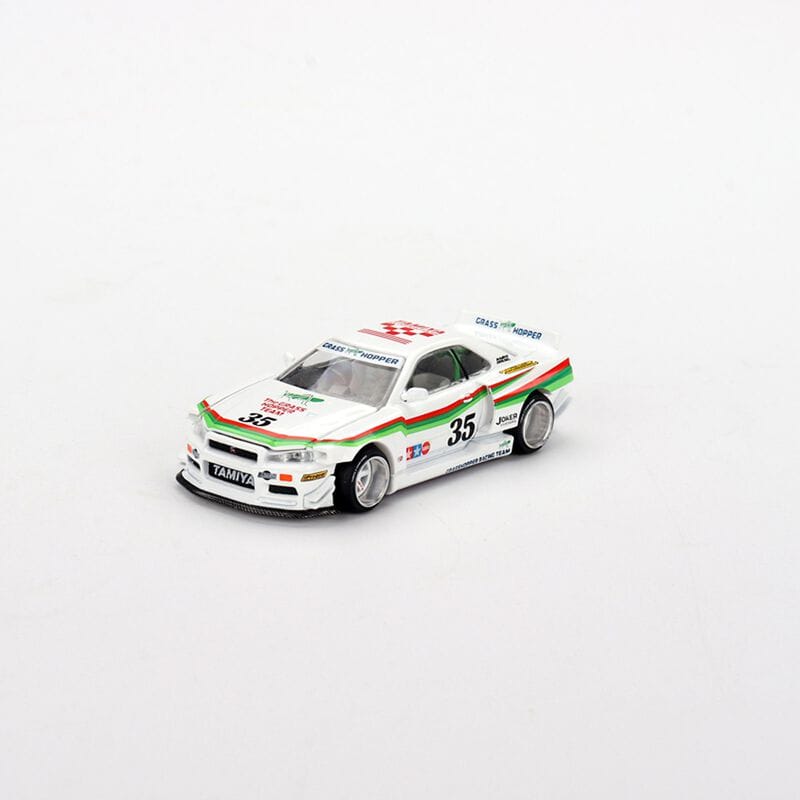 Tamiya Mini GT Nissan Skyline GT-R (R34) X “The Grasshopper” Kaido House 1/64 Diecast Model (Limited Edition)