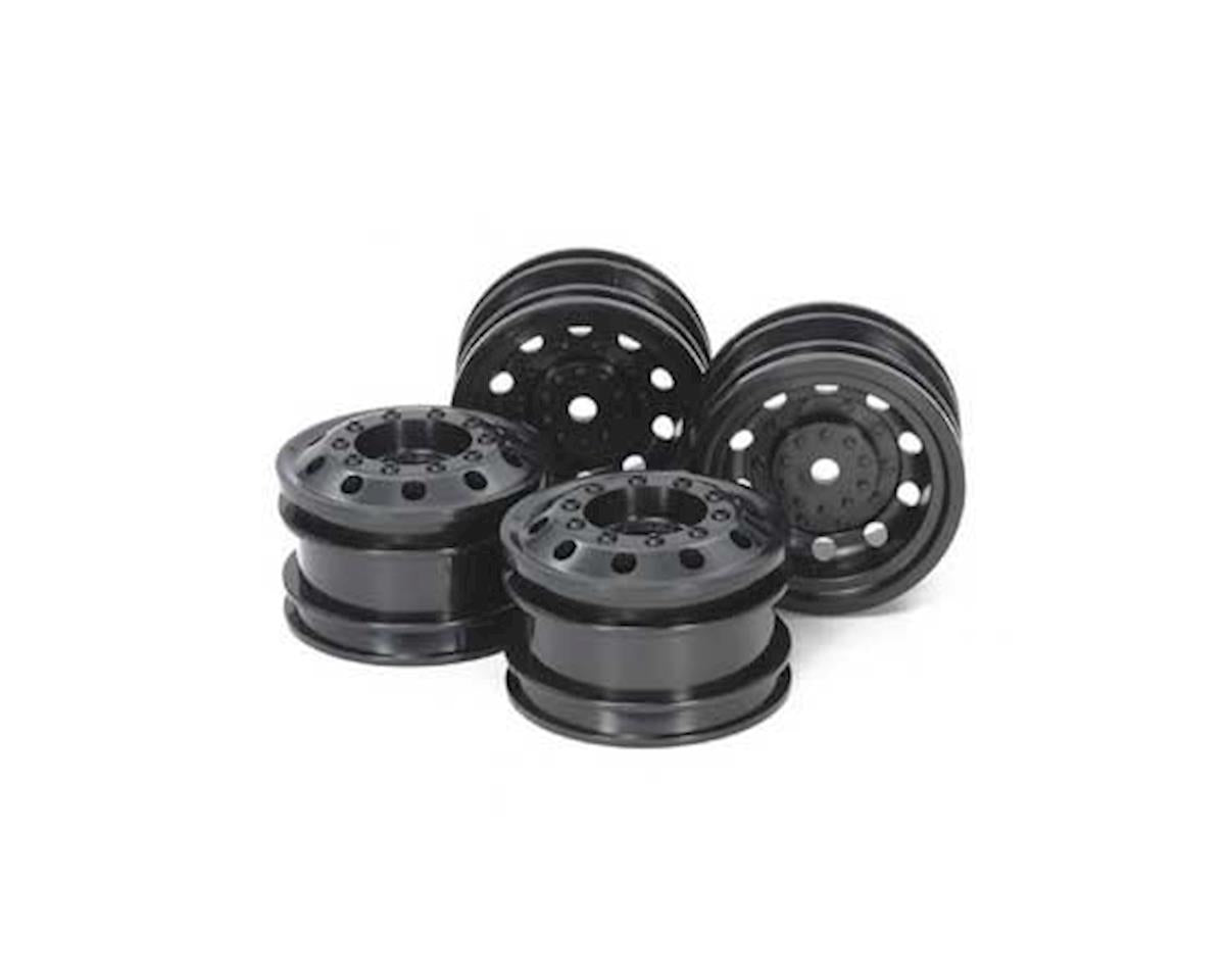 Tamiya TT - 01 Type - E Racing Truck Wheels (Black) (4) - Hobbytech Toys