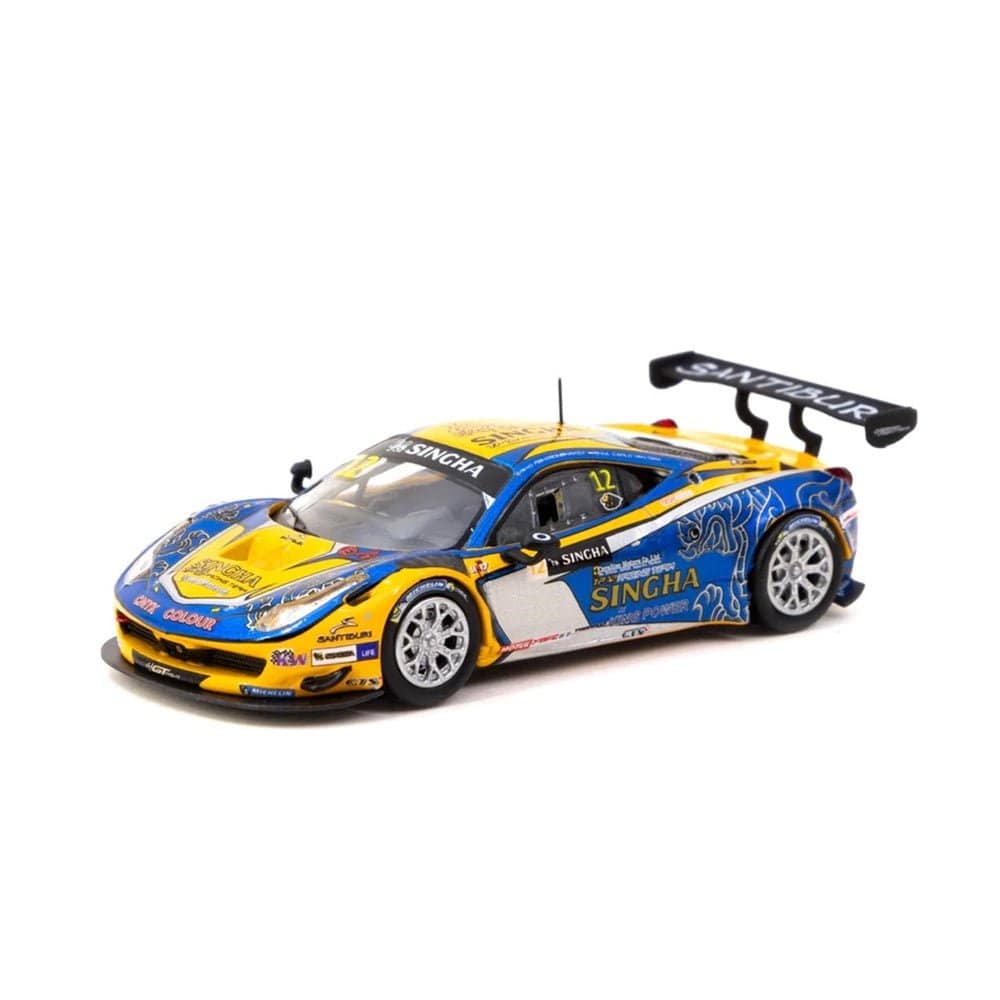 Tarmac 1/64 Ferrari 458 Italia GT3 - GT Asia 2016 - Officially licensed by Ferrari - Hobbytech Toys