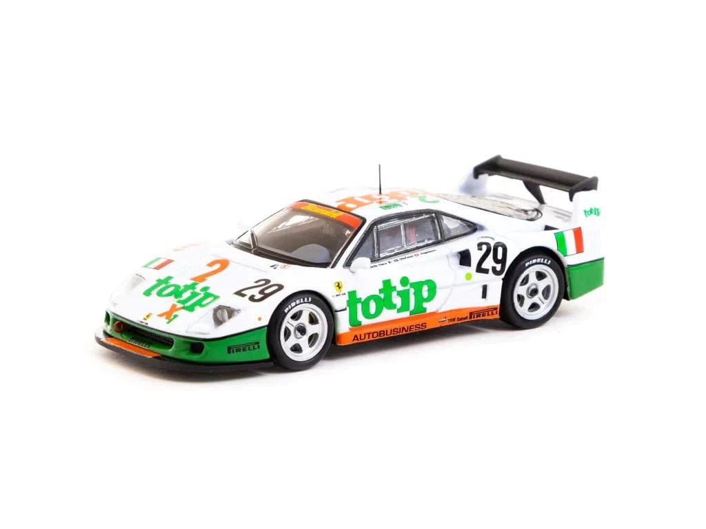 Tarmac 1/64 Ferrari F40 LM 24hrs of Le Mans 1994 A.Olofsson / S.Amgelastri/ L.Della Noce - Hobbytech Toys