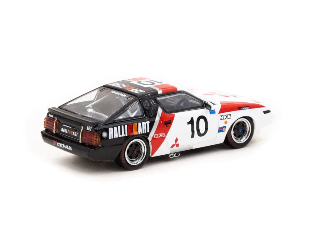 Tarmac 1/64 Mitsubishi Starion - Macau Guia Race 1985 Michael Lieu Diecast Model - Hobbytech Toys