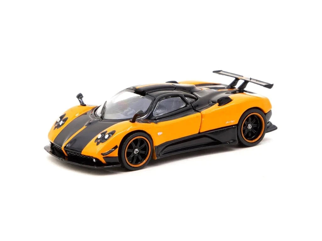 Tarmac 1/64 Pagani Zonda Cinque - Arancio Saint Tropez Diecast Model - Hobbytech Toys