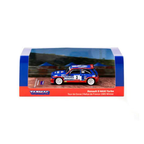 Tarmac 1/64 Renault 5 MAXI Turbo - Tour de Corse - Rallye de France