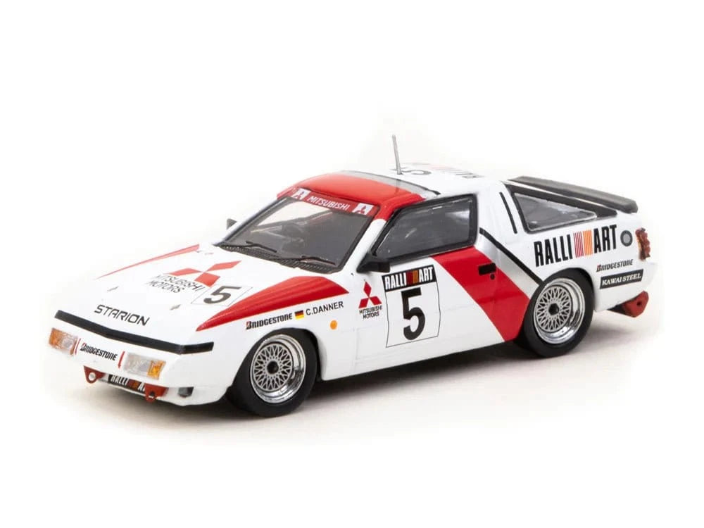 Tarmac 64 - 055 - 88MGP05 1/64 Mitsubishi Starion Macau Guia Race 1988 - Christian Danner - Hobbytech Toys