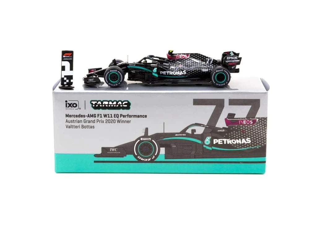 Tarmac 64G - F036 - VB1 1/64 Mercedes - AMG F1 W11 EQ Performance - Austrian Grand Prix 2020 Winner - Valtteri Bottas - Hobbytech Toys