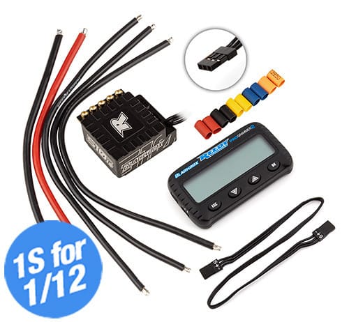Team Associated Blackbox 510R 1S Competition ESC with PROgrammer 2 27010