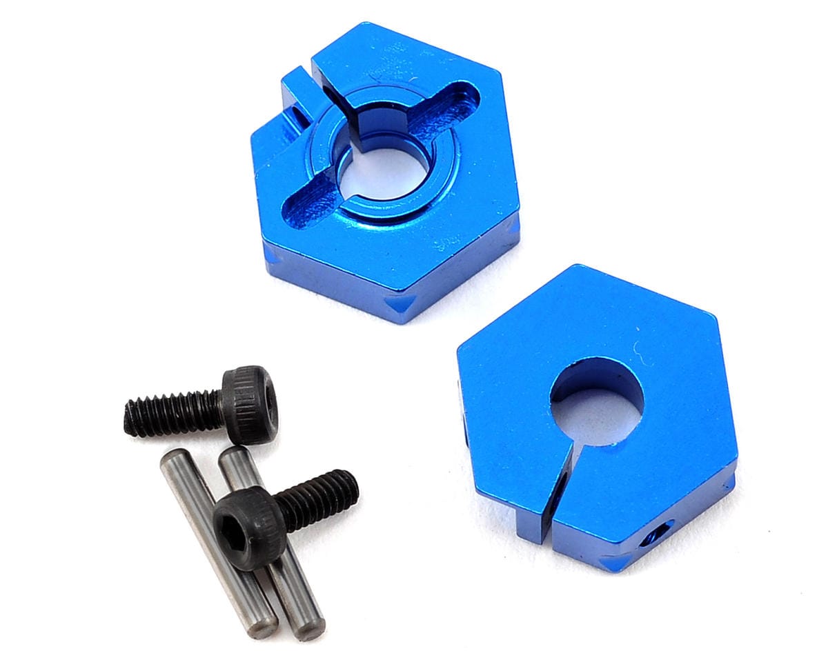 Team Associated Factory Team Clamping Wheel Hexes front 4.5mm 91409
