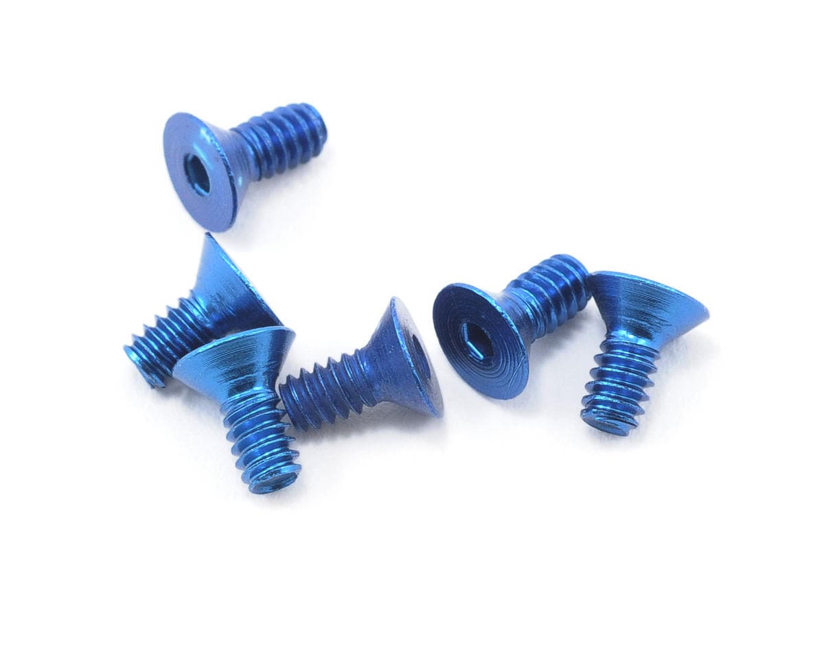 Team Associated Factory Team Aluminum Screws 4-40 x 1/4in FHCS 6939