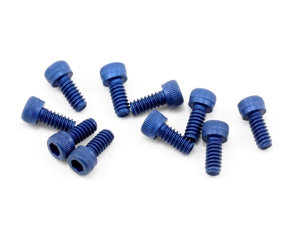 Team Associated Factory Team Blue Aluminum 4-40 x 1/4in SHCS 6284