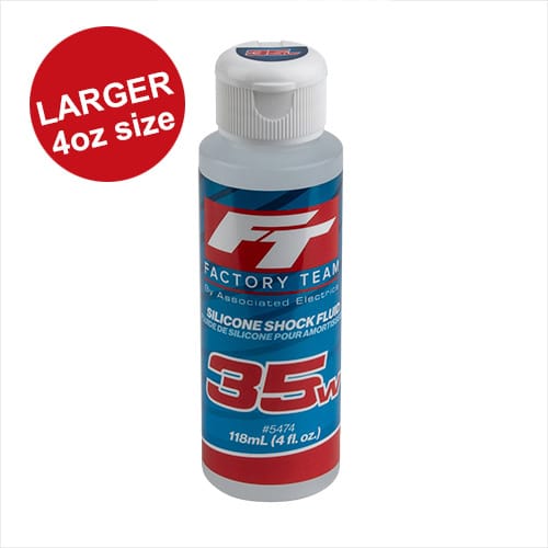 Team Associated 5474 Factory Team Silicone Shock Fluid 35wt 425 cSt 4oz