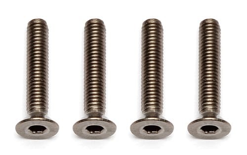 Team Associated Factory Team Titanium Screws M3x16mm FHCS 91596