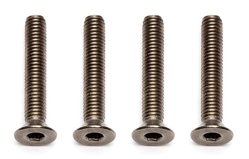 Team Associated Factory Team Titanium Screws M3x18mm FHCS 91597