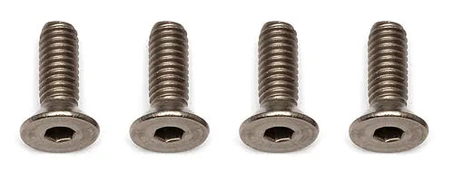 Team Associated Factory Team Titanium Screws M4x12mm FHCS 81286