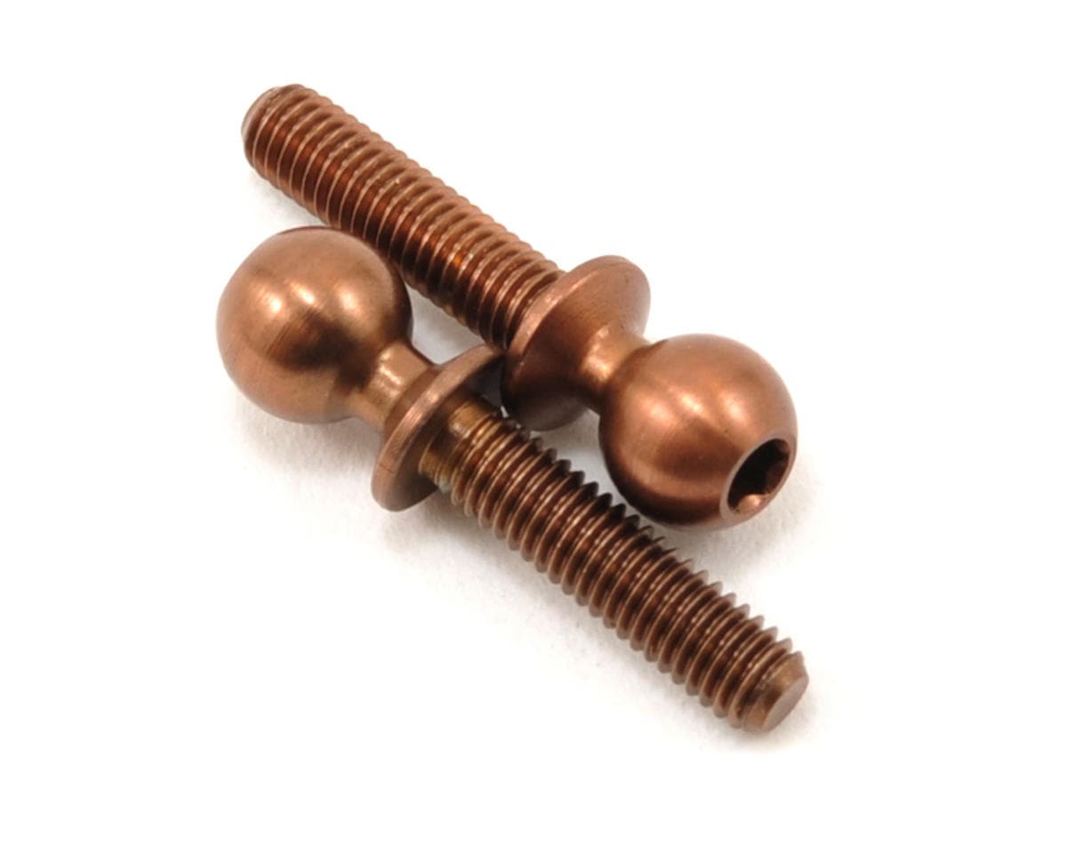 Team Associated Factory Team TiN Heavy-duty Ballstuds 12mm Long Neck 91121