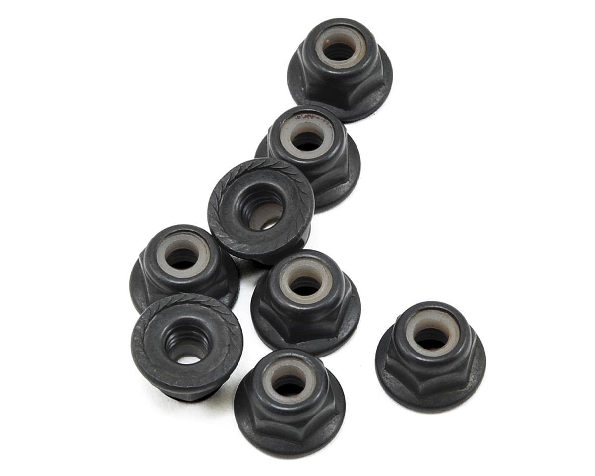 Team Associated M4 Locknut with flange and knurl 91148