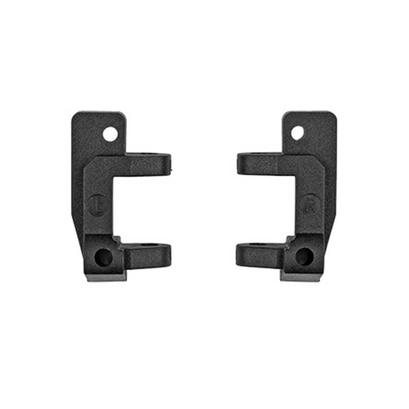 Team Associated RC10 Front Caster Blocks 25 Degree Black 6402