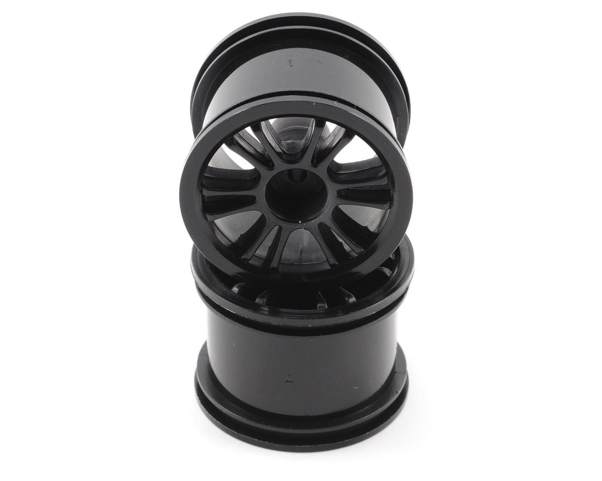 Team Associated RC18 Standard Spoked Wheels Black 21279
