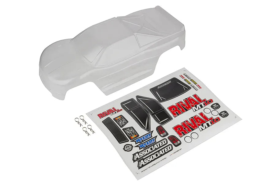 Team Associated Rival MT10 Clear Body 25838