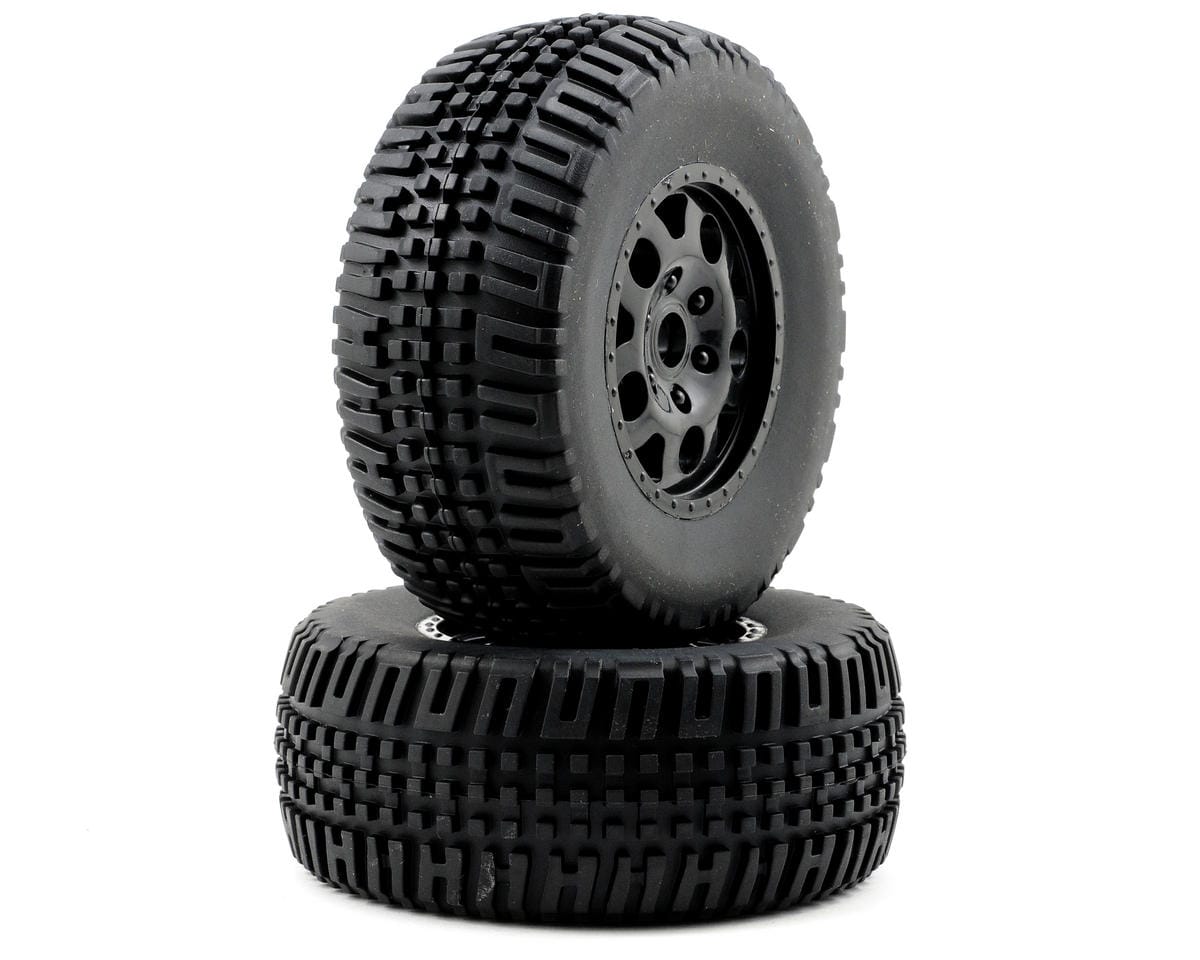 Team Associated SC10 Front Tyre Wheel Combo 9812