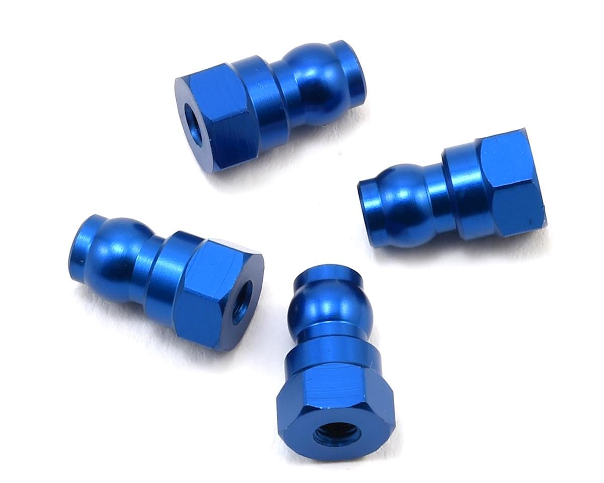 Team Associated Shock Bushings 12mm blue aluminum 91816