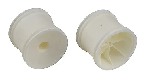 Team Associated T4 Rear Dish Wheels white 7464
