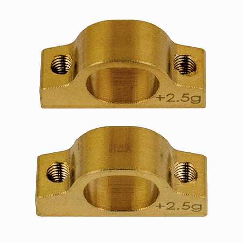 Team Associated TC7.1 Factory Team Brass Arm Mounts Inner 31662