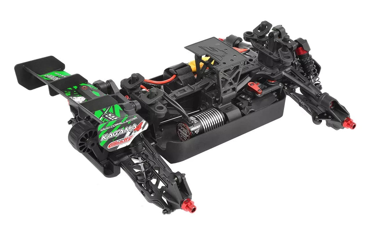 Team Corally Kagama 10 XL4S RC Monster Truck - Green - Hobbytech Toys