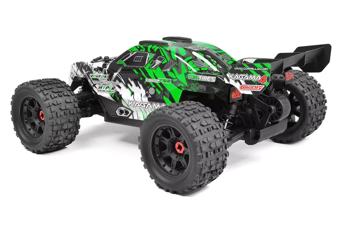Team Corally Kagama 10 XL4S RC Monster Truck - Green - Hobbytech Toys