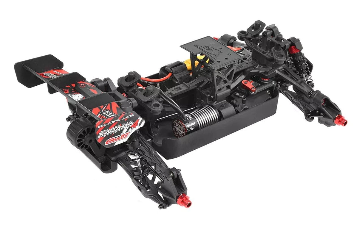 Team Corally Kagama 10 XL4S RC Monster Truck - Red - Hobbytech Toys