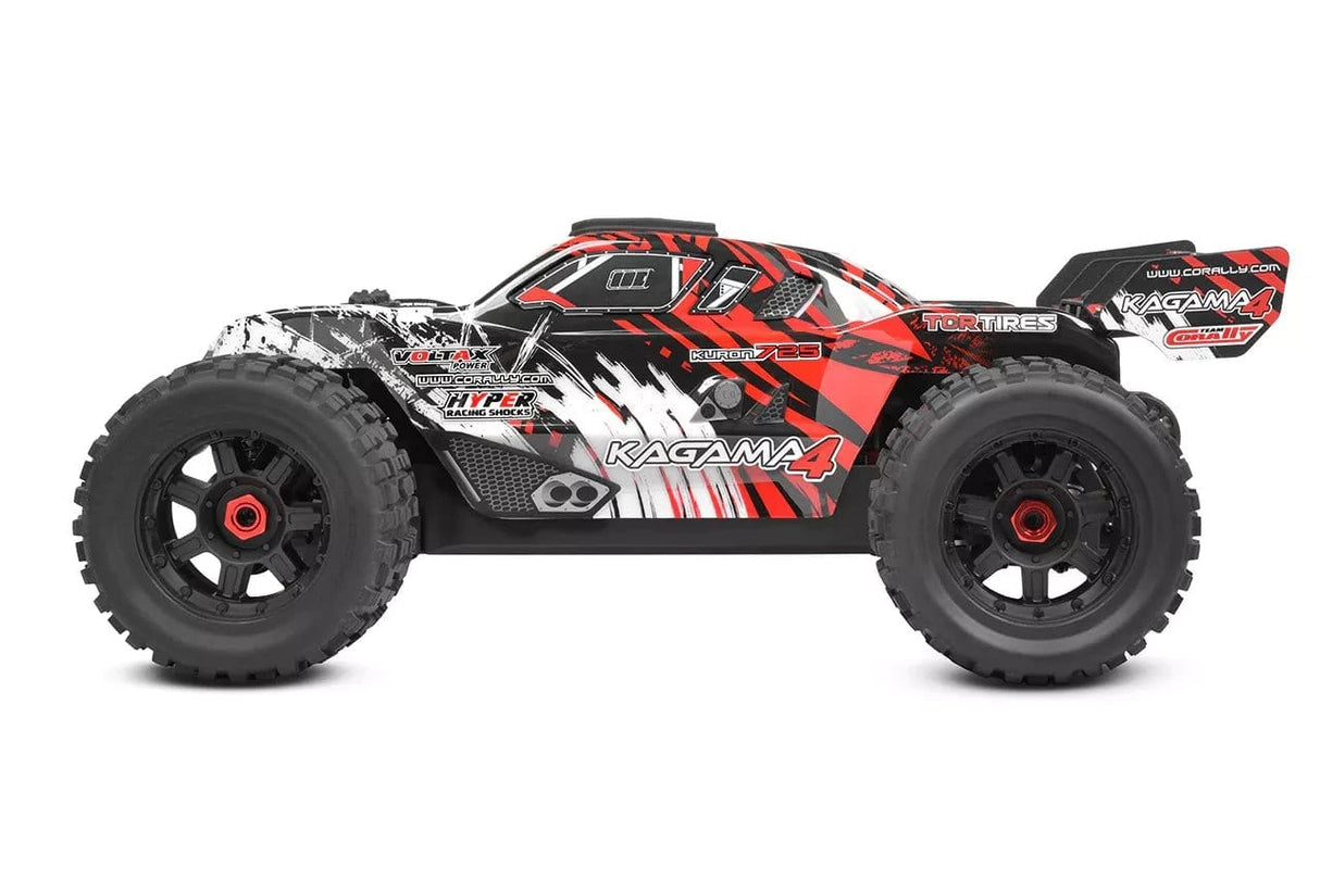 Team Corally Kagama 10 XL4S RC Monster Truck - Red - Hobbytech Toys