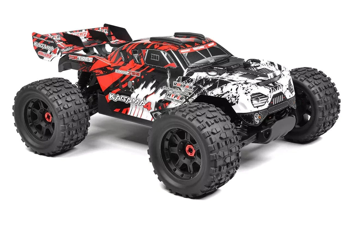 Team Corally Kagama 10 XL4S RC Monster Truck - Red - Hobbytech Toys