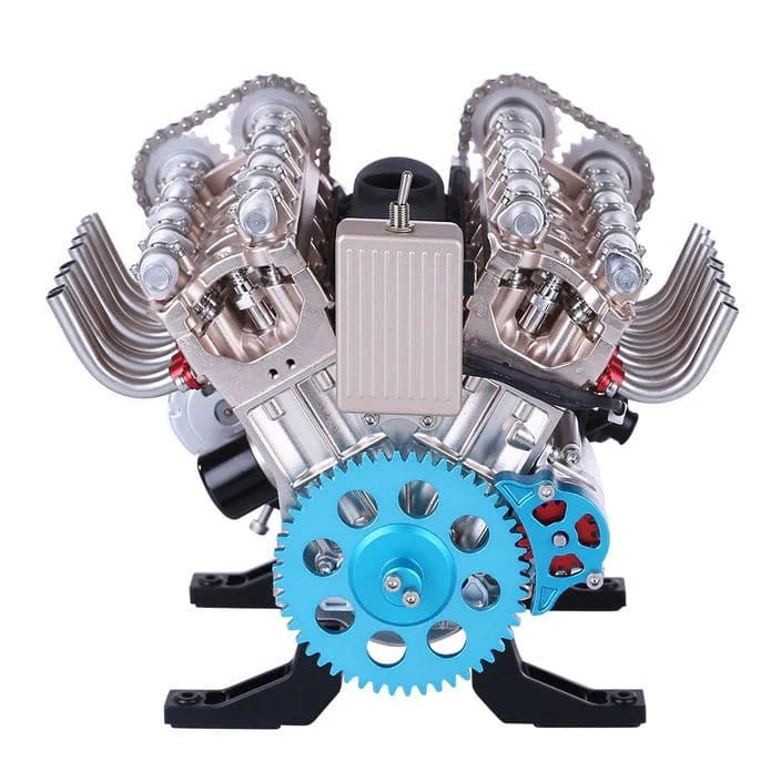 Teching V8 Metal Model Engine Assembly Kit - Hobbytech Toys